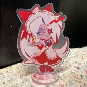 Hazbin Hotel Helluva Boss Vaggi maid cafe anime acrylic figure standee